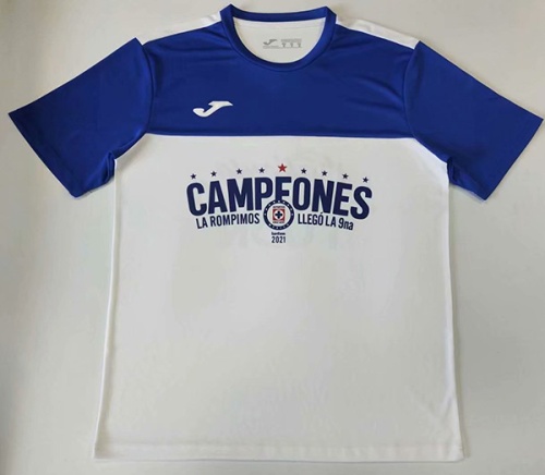 Cruz Azul 2021 Champion Version Soccer Jersey