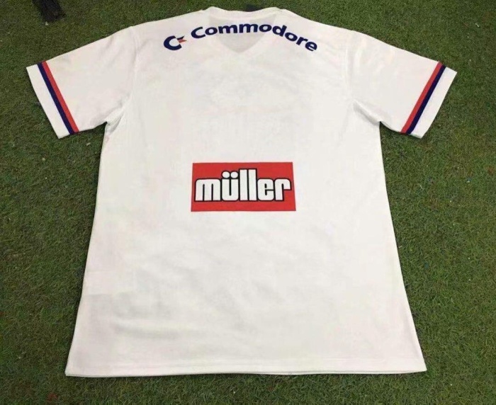 Paris St Germain 91/92 Away White Soccer Jersey