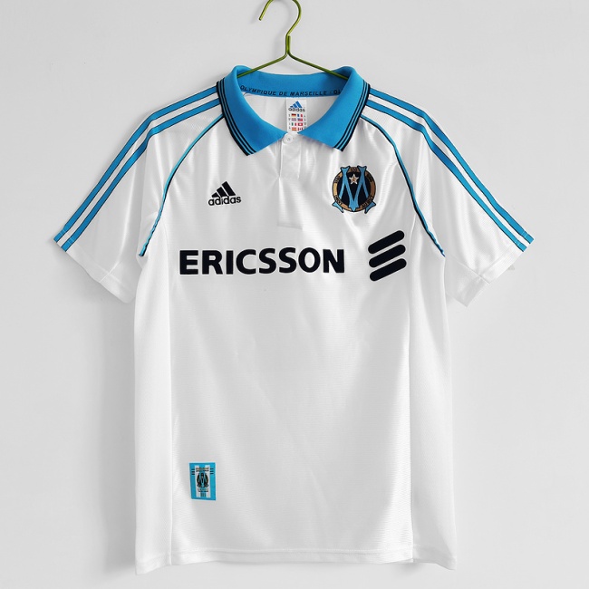 Marseille 98/99 Home Soccer Jersey