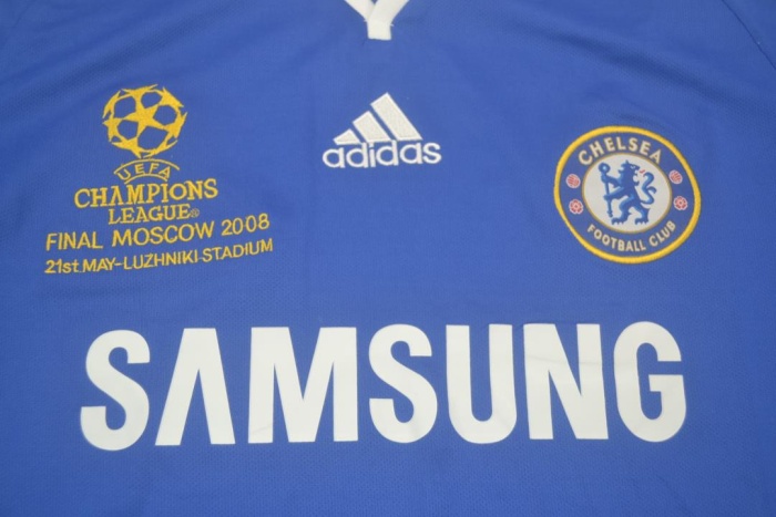 Chelsea 07/08 Home UCL Final Soccer Jersey