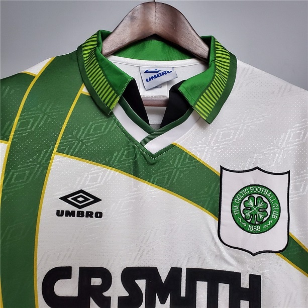 Celtic 93/95 Away White Soccer Jersey