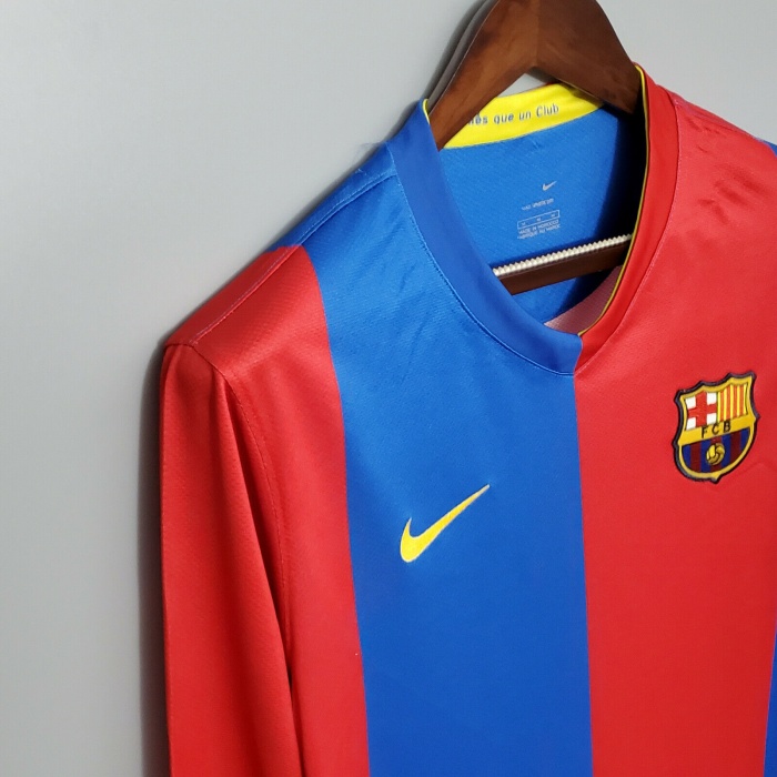 Barcelona 06/07 Home Long Soccer Jersey