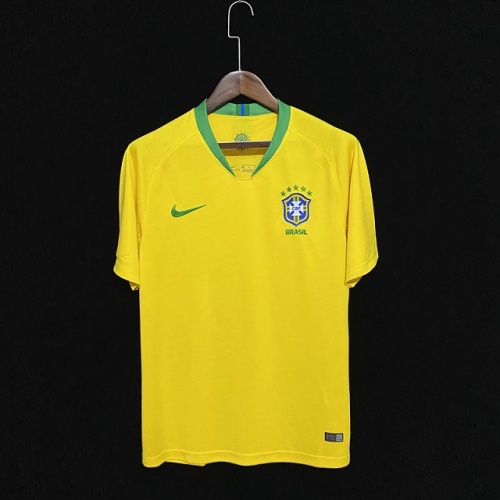 Brazil 2018 World Cup Home Soccer Jersey