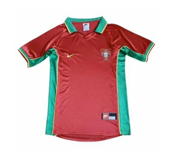Portugal 1998 Home Soccer Jersey