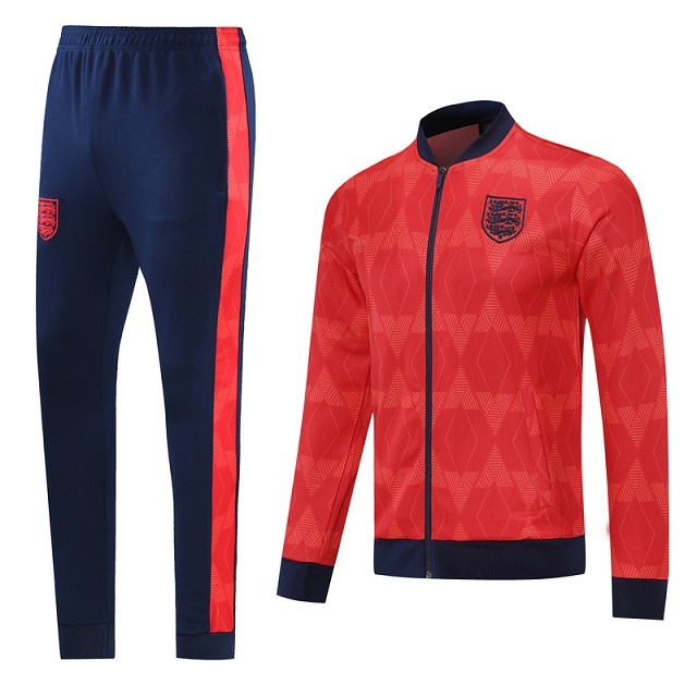 England 1990 Tracksuit - Red