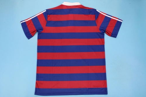 Newcastle 95/96 Away Red/Blue Soccer Jersey