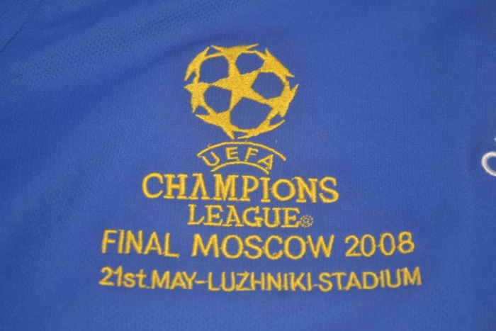 Chelsea 07/08 Home UCL Final Soccer Jersey