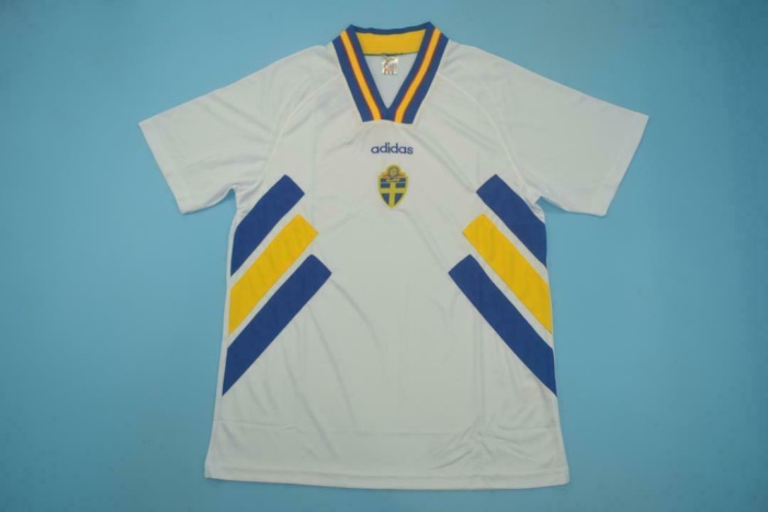 Sweden 1994 World Cup Away Soccer Jersey