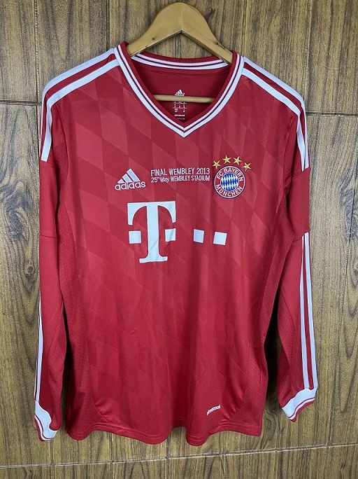 Bayern Munich 13/14 Home UCL Final Long Soccer Jerse