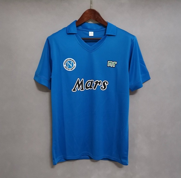 Napoli 89/90 Home Soccer Jersey