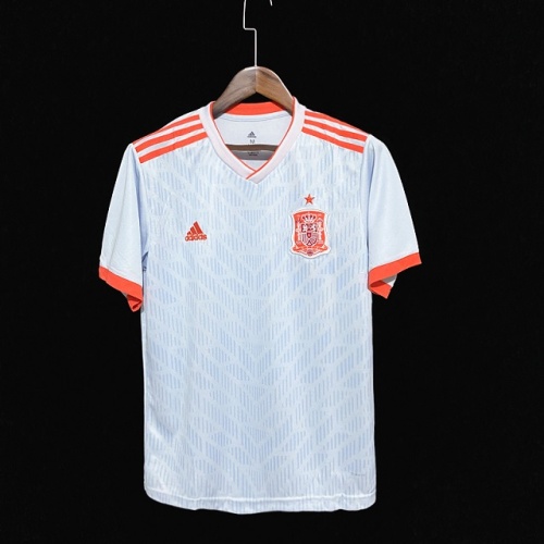 Spain 2018 World Cup Away Soccer Jersey
