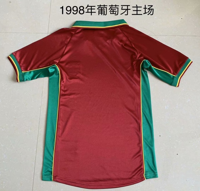 Portugal 1998 Home Soccer Jersey