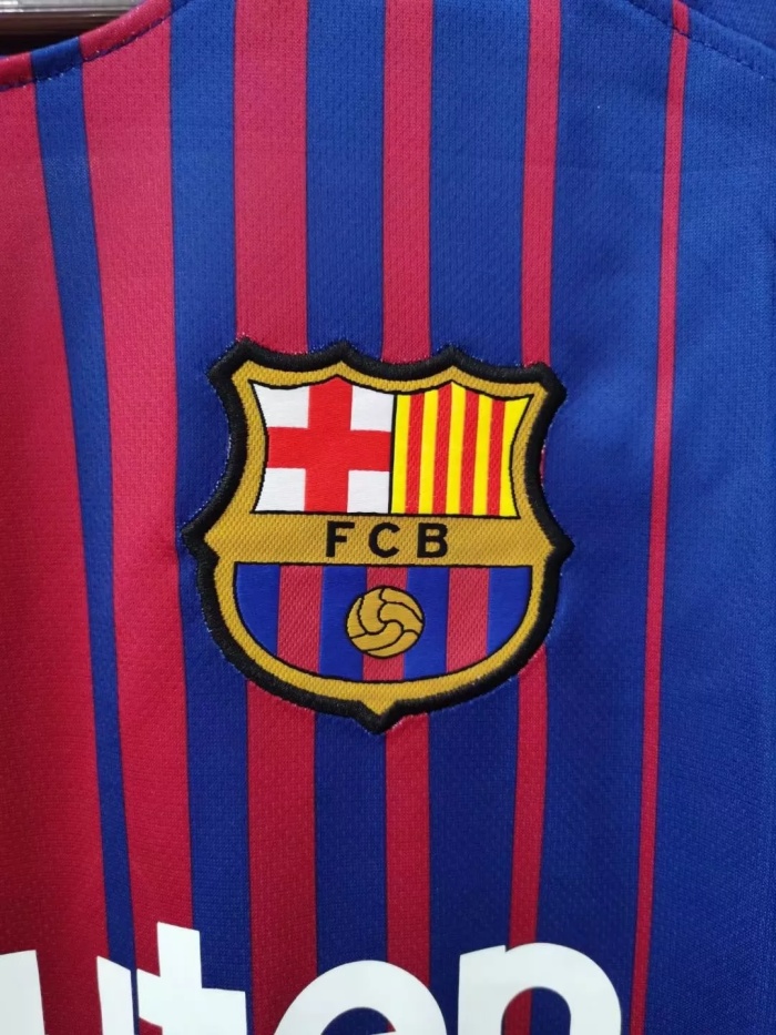 17/18 Barcelona Home Retro Jersey