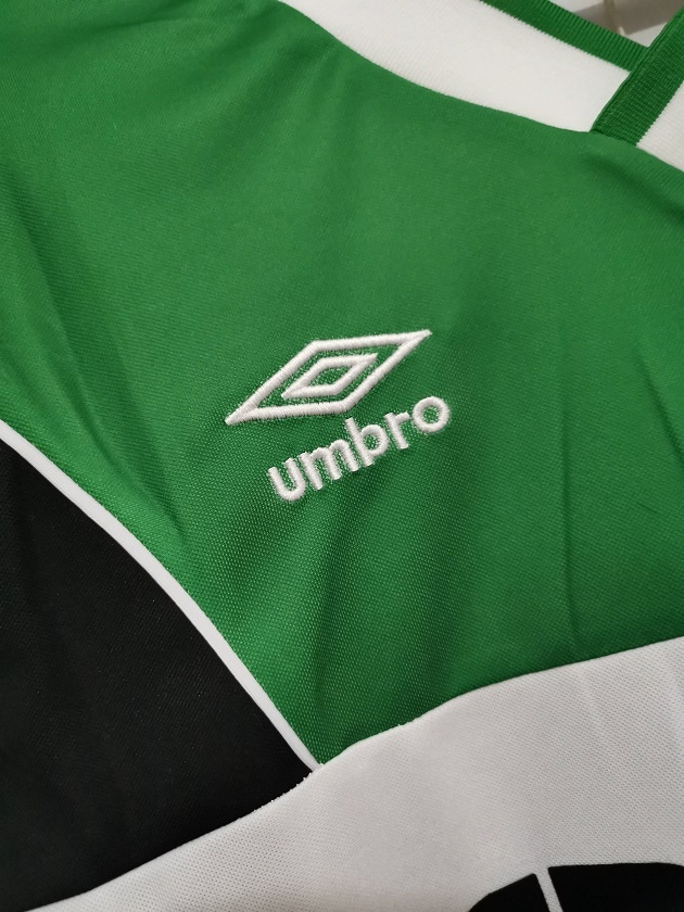 Celtic 85/86 Away White/Green Soccer Jersey