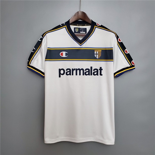 Parma 02/03 Away White Soccer Jersey