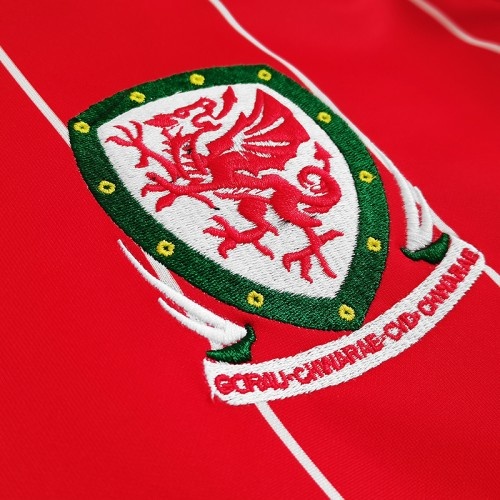 Retro 2015 16 Wales home Jersey version short sleeve