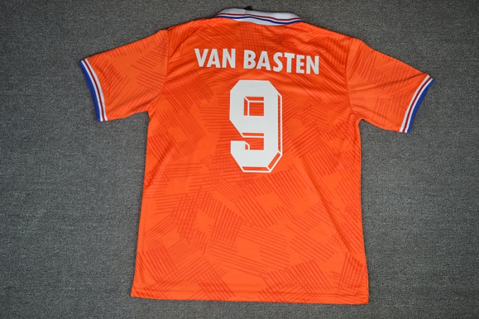 Netherlands 1992 Home Soccer Jersey