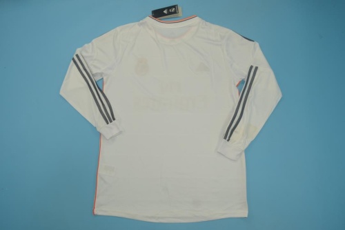 Real Madrid 13/14 Home Long Soccer Jersey