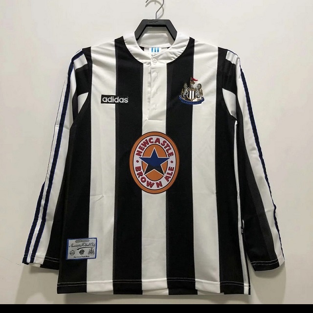 Newcastle 95/97 Home Long Soccer Jersey