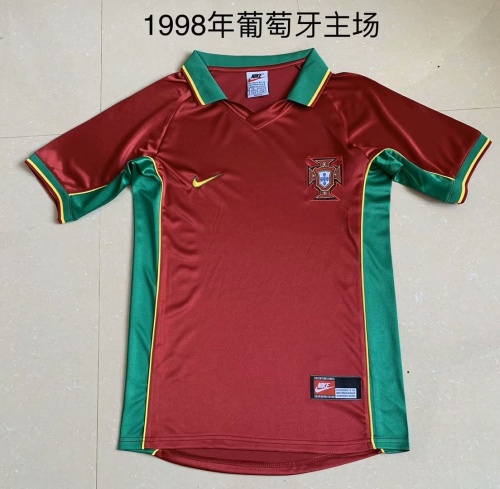 Portugal 1998 Home Soccer Jersey