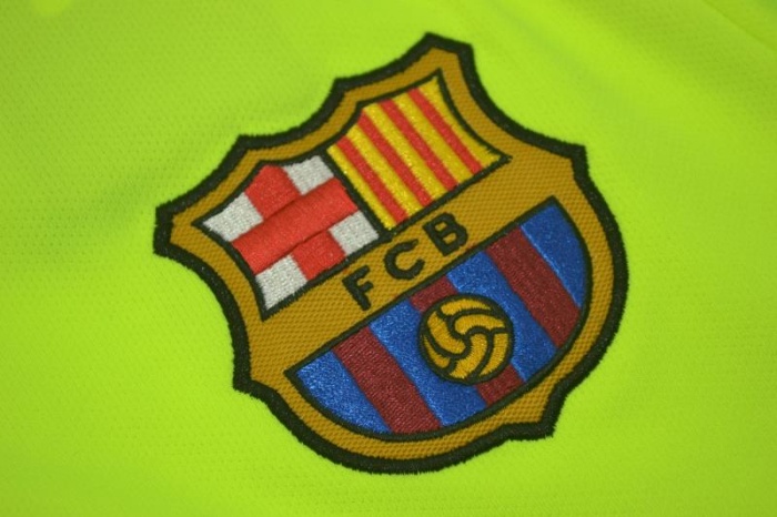 Barcelona 05/06 Away Long Green Soccer Jersey