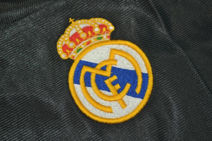 Real Madrid 99/00 Away Black Soccer Jersey