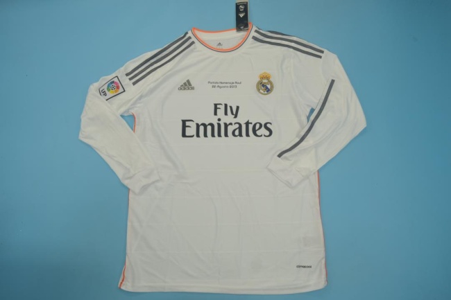 Real Madrid 13/14 Home Long Soccer Jersey