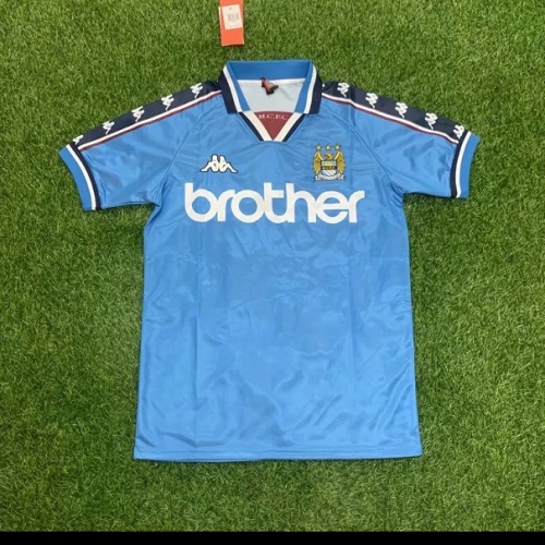 Manchester City 98/99 Home Soccer Jersey