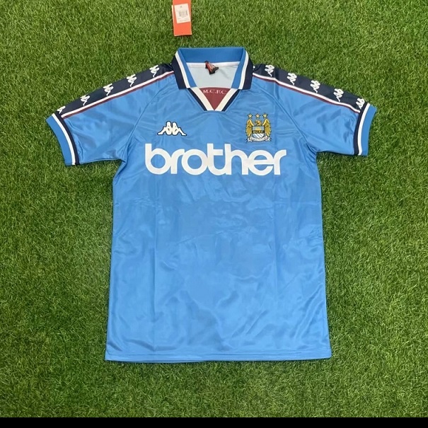 Manchester City 98/99 Home Soccer Jersey