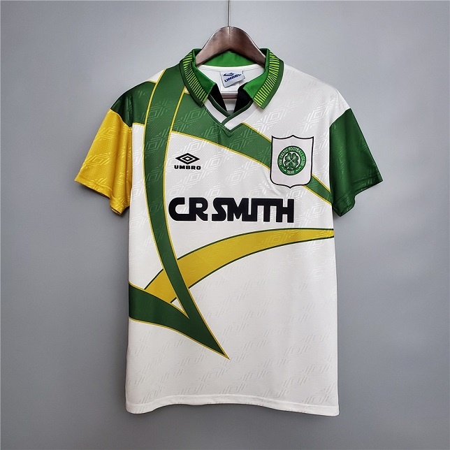 Celtic 93/95 Away White Soccer Jersey