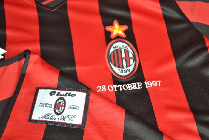 AC Milan 97/98 Home Long Soccer Jersey