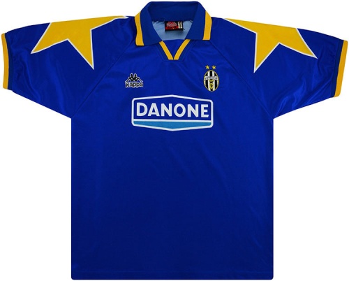 Juventus 94/95 Away Blue Soccer Jersey
