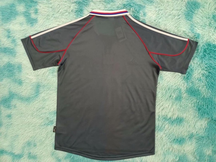 Lyon 00/01 Third Grey Soccer Jersey