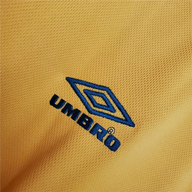 01-02 Celts Yellow Retro Jersey