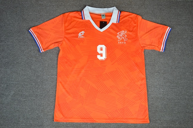 Netherlands 1992 Home Soccer Jersey