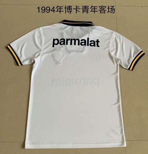 Boca Juniors 1994 Away White Soccer Jersey