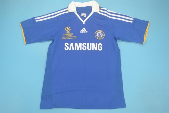 Chelsea 07/08 Home UCL Final Soccer Jersey