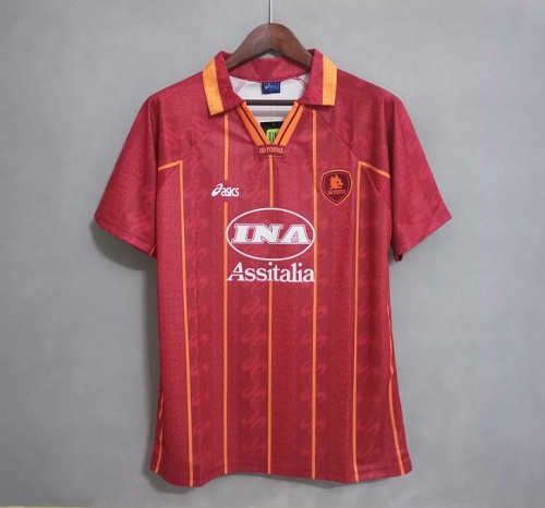 Roma 96/97 Home Soccer Jersey