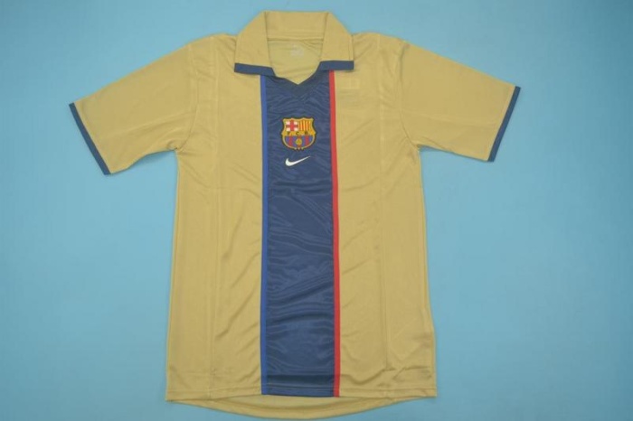 Barcelona 01/02 Away Soccer Jersey