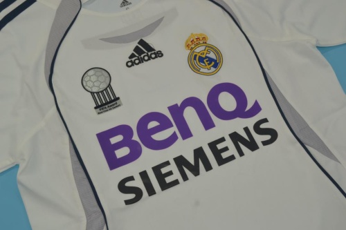 Real Madrid 06/07 Home Soccer Jersey