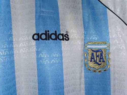 Argentina 1997 Home Soccer Jersey