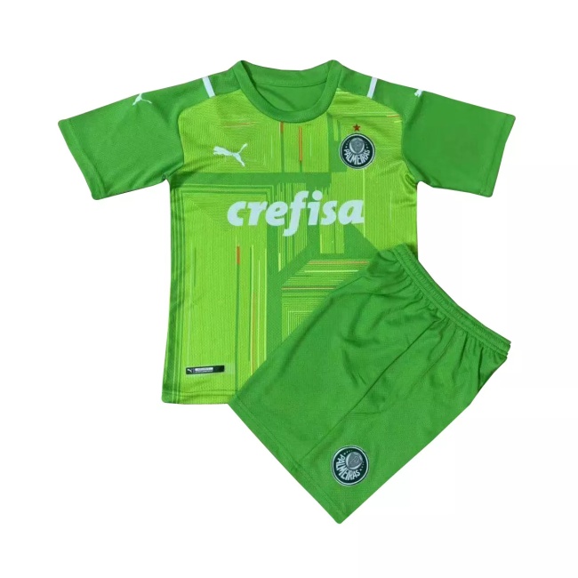 Kids Palmeiras Goalkeepr Green Jersey 2021/22