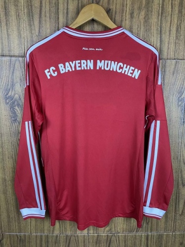 Bayern Munich 13/14 Home UCL Final Long Soccer Jerse