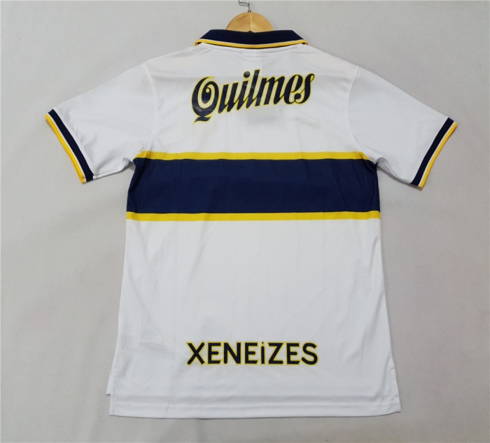 Boca Juniors 96/97 Away White Soccer Jersey