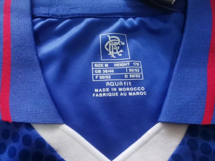 Rangers 02/03 Home Soccer Jersey