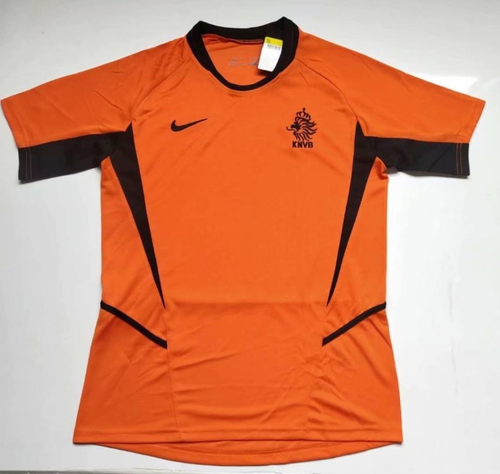 Netherlands 2002 Home Soccer Jersey