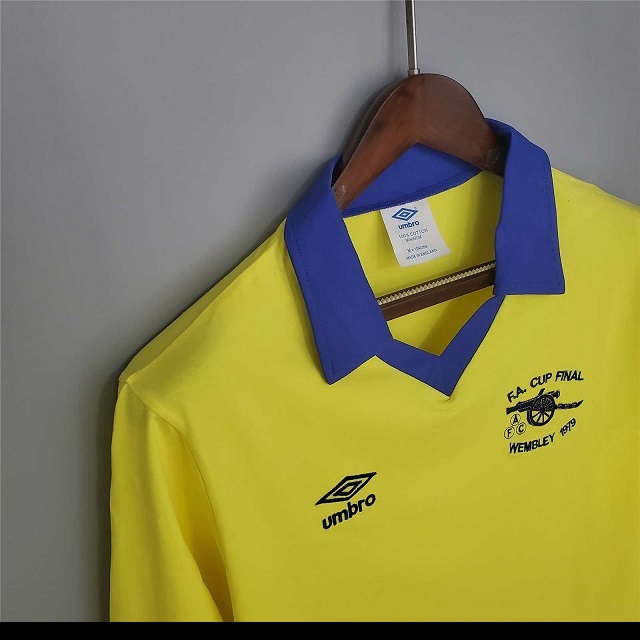 Arsenal 1979 FA Cup Final Long Yellow Jersey