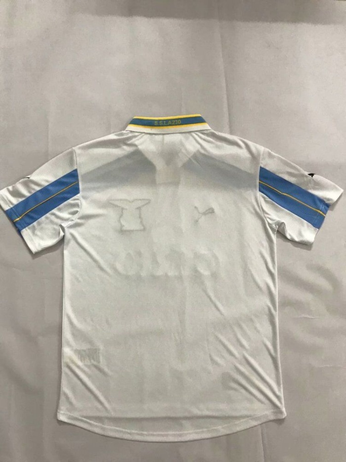 Lazio 99/00 Away White Soccer Jersey