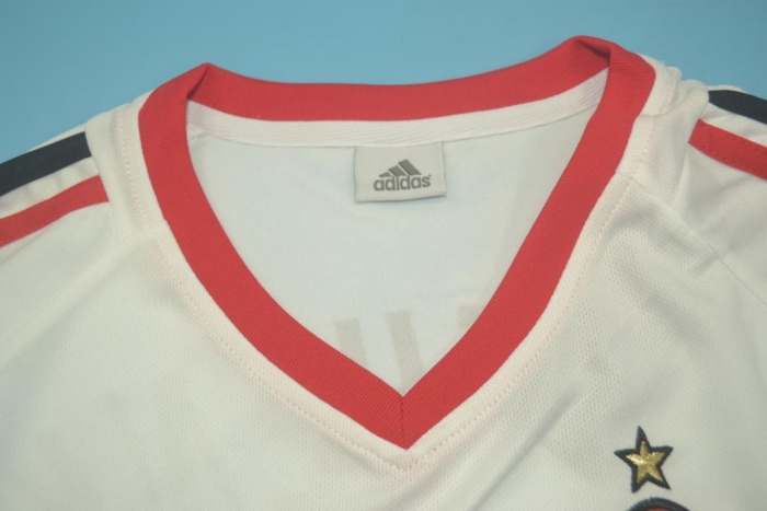 AC Milan 02/03 Away White Soccer Jersey
