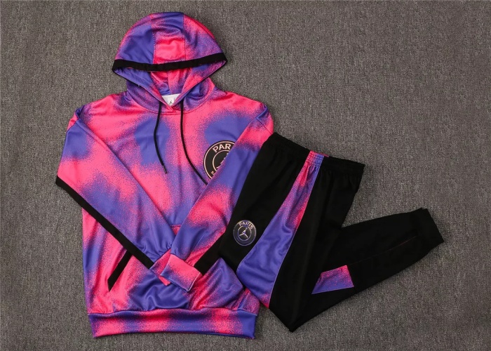 Kids PSG x JORDAN Hoodie Sweatshirt + Pants Suit Pink 2021/22